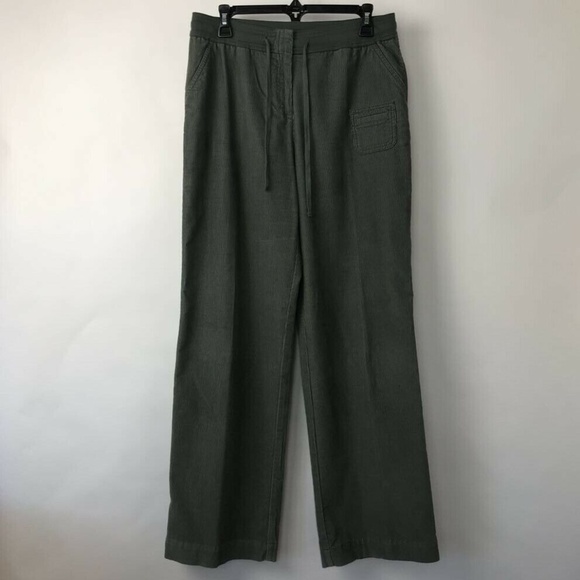 J. Jill Pants - J. Jill Womens Straight Corduroy Pants Green Sz 10